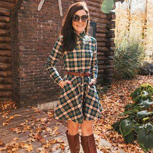 Kiel James Patrick Cozy Cabin Flannel Dress
